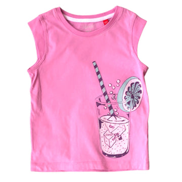 Esprit Lilac singlet drink pic top - Size 4-5