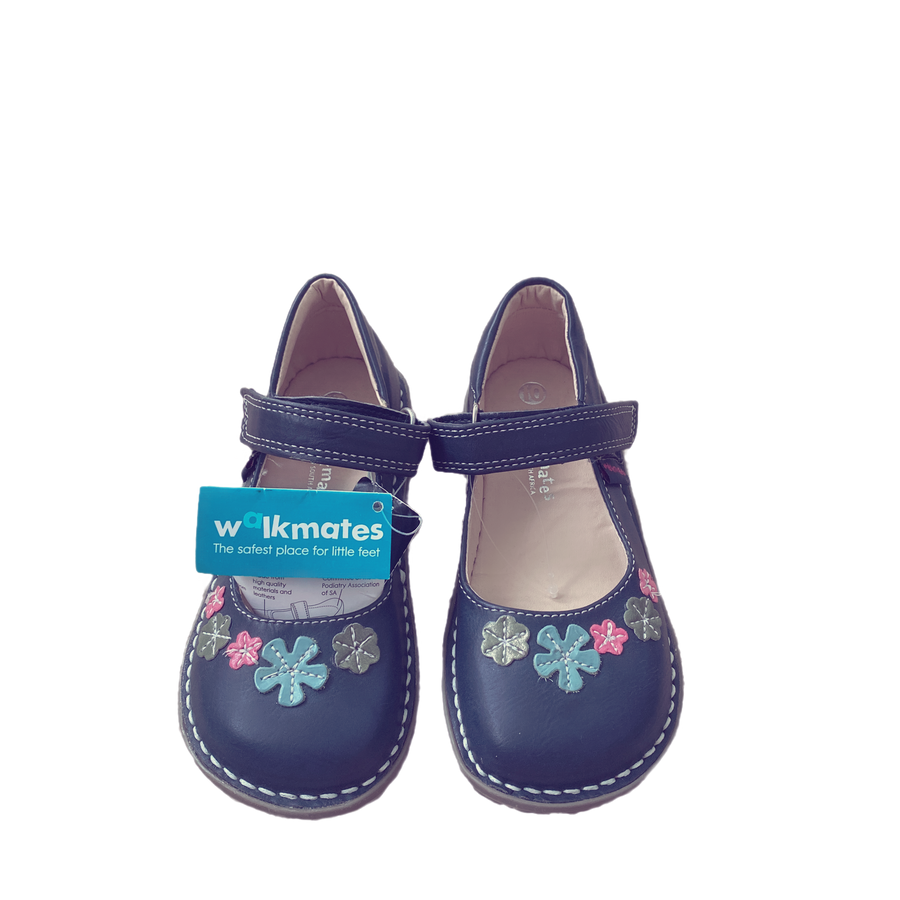 Walkmates Flower Mary Janes NWT - Size UK 10