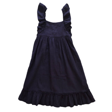 Seed Navy cheesecloth dress - Size 10