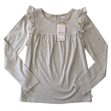 Pumpkin Patch Grey frill top NWT - Size 10