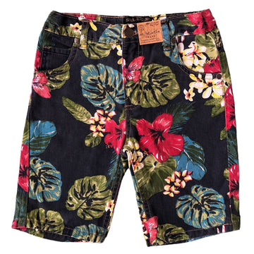 Soul & Glory Denim tropical shorts NWT - Size 5-6