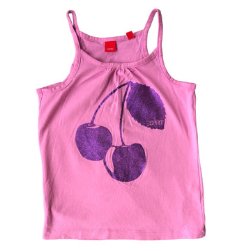 Esprit Lilac top with glitter grapes - Size 6-7