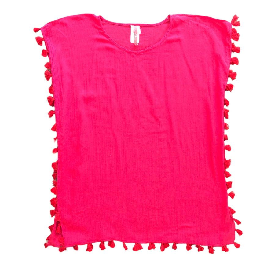 Seafolly Cerise beach cover-up - Size M/L (5-7)