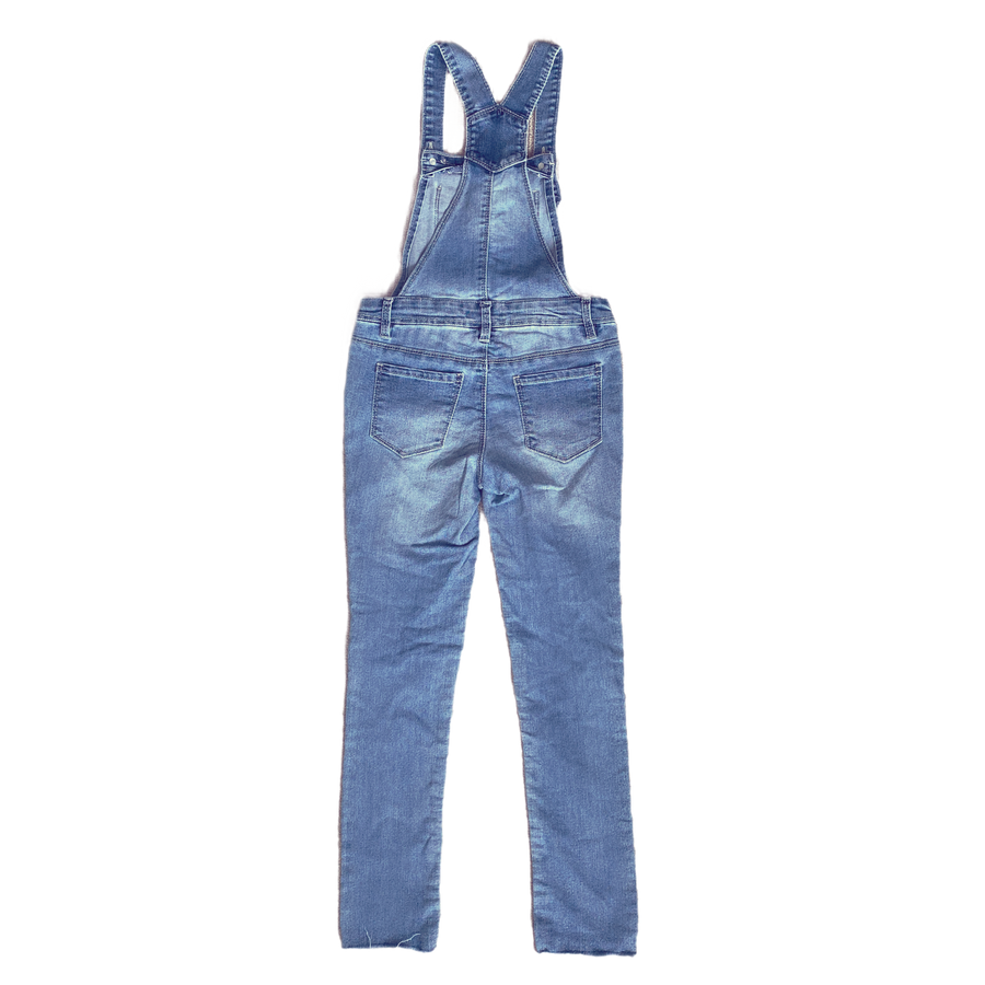 Squeeze Distressed denim overalls - Size 8