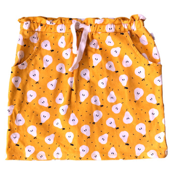 Pumpkin Patch Yellow pear print skirt - Size 9
