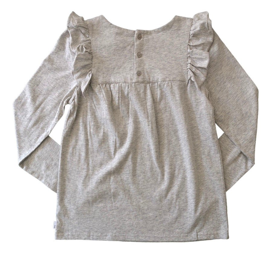 Pumpkin Patch Grey frill top NWT - Size 10