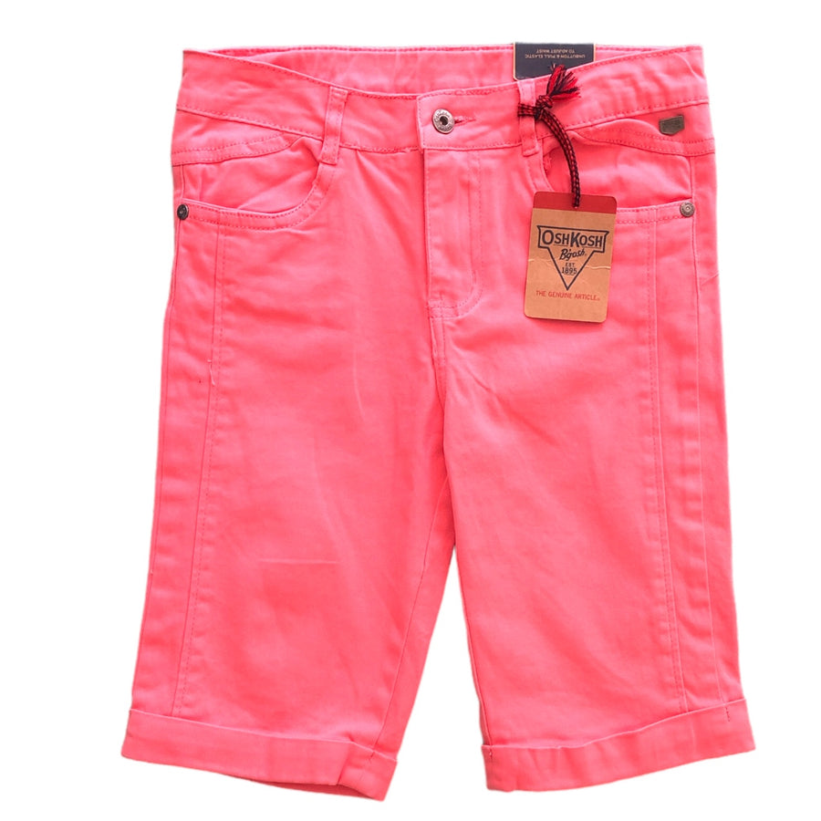 Osh Kosh Salmon long denim shorts NWT - Size 8-9