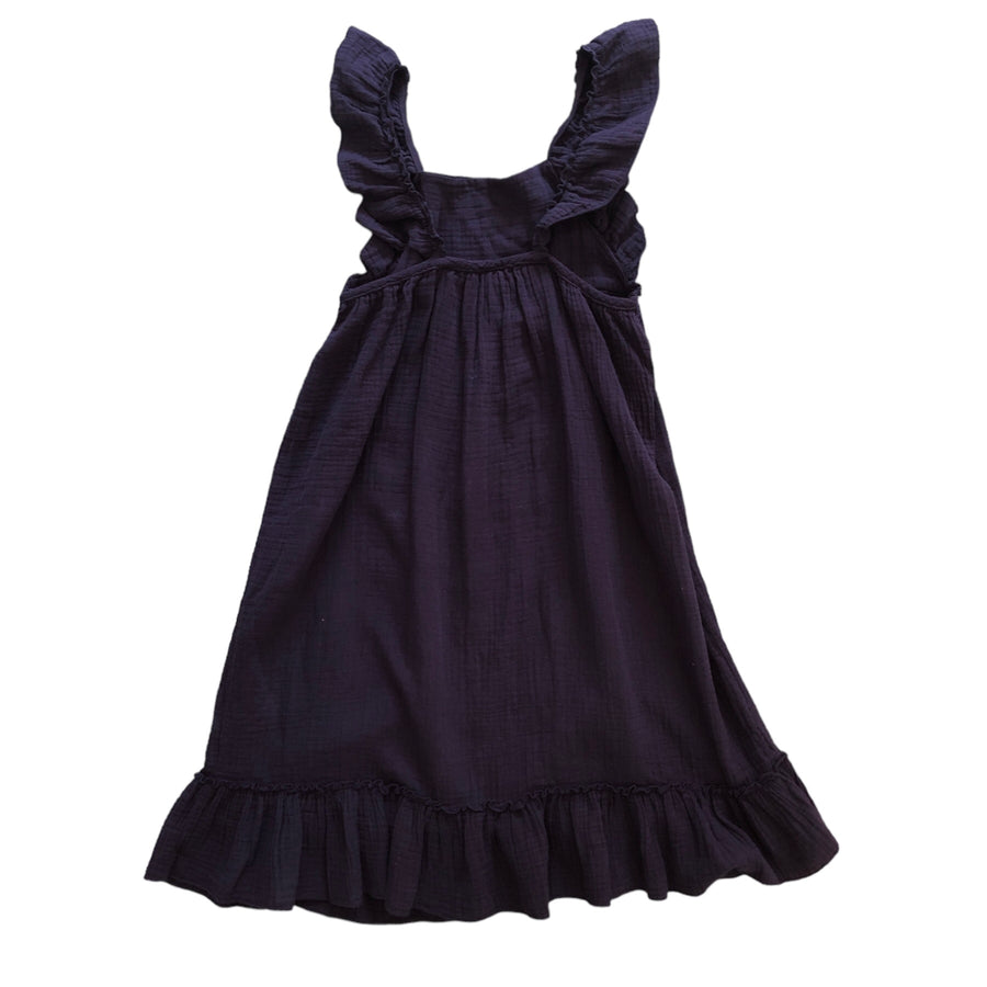 Seed Navy cheesecloth dress - Size 10