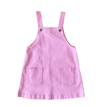 the 1984 denim company pink pinafore - Size 3