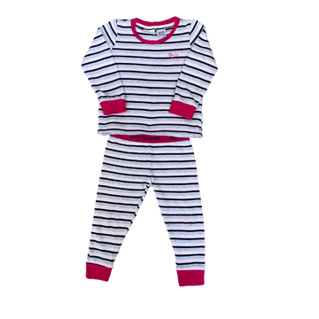 peter alexander winter striped pyjamas - Size 2