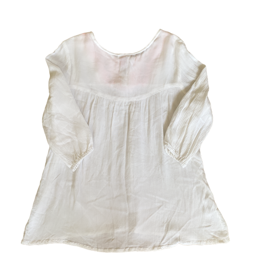 Japna Kids White cheesecloth top - Size 10