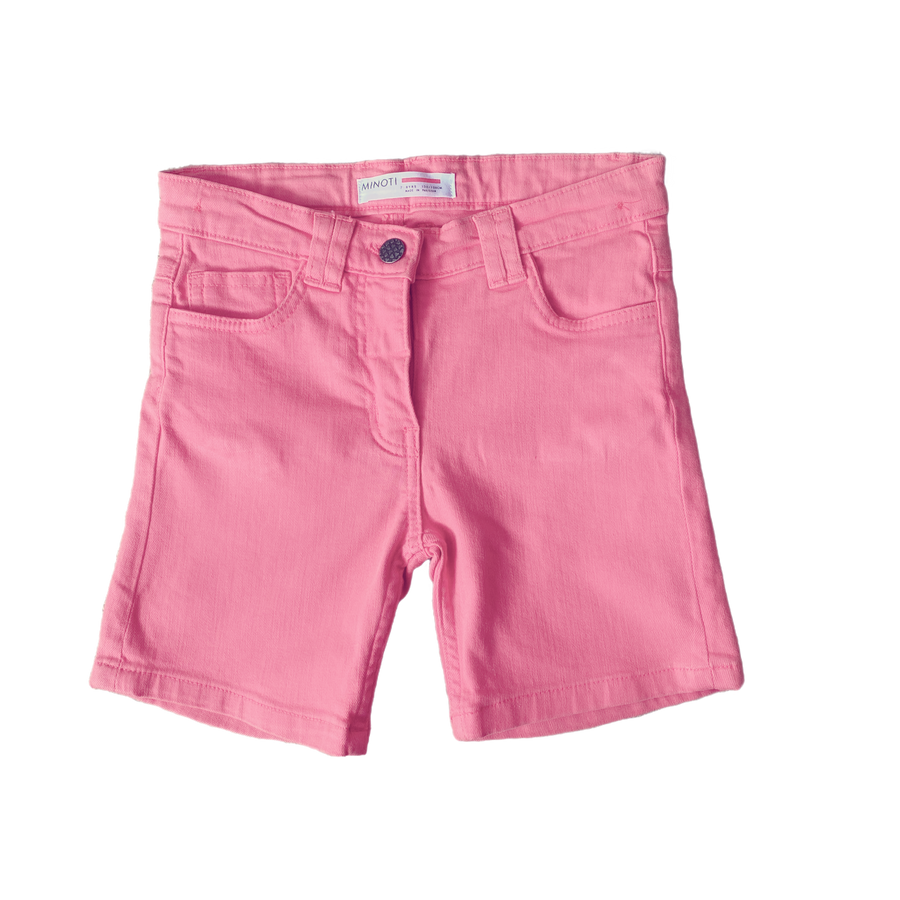 Minoti Salmon denim shorts - Size 7-8