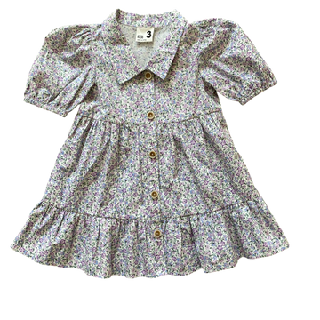 Cotton On Kids Lilac Floral Dress size 3