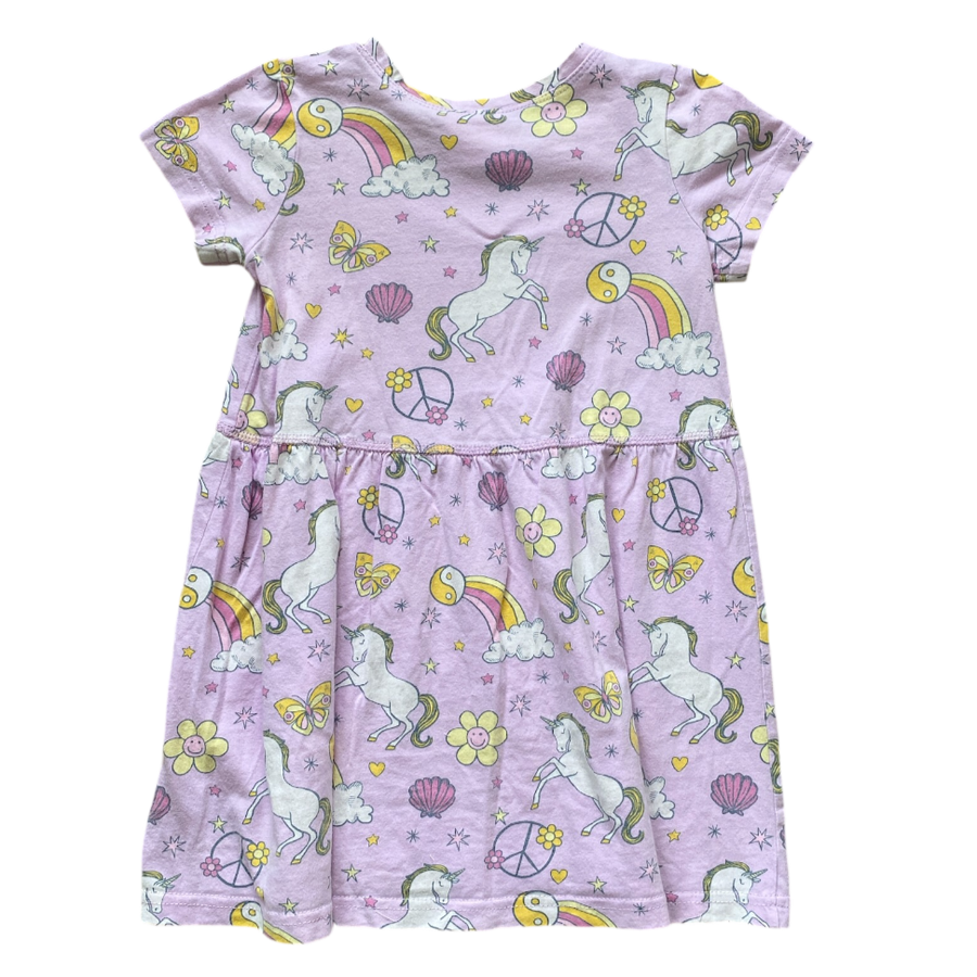 Cotton On Kids Unicorn T-shirt Dress Size 3