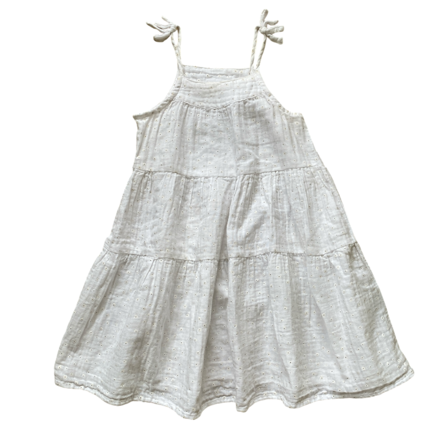 Cotton On White Spot Sleeveless Dress Size 3