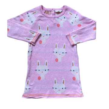 jack and milly Long Sleeve Bunnies Dress  Size 3