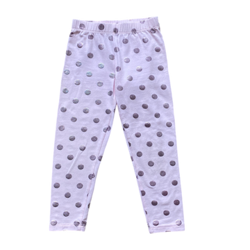 milkshake Rose Gold Spotted Leggings Size 3