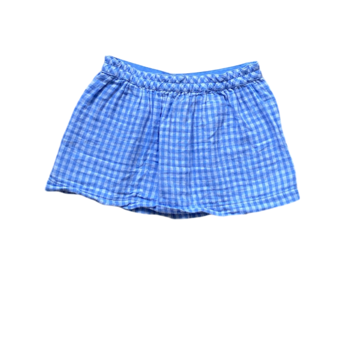 purebaby Blue Gigham Skirt Size 2