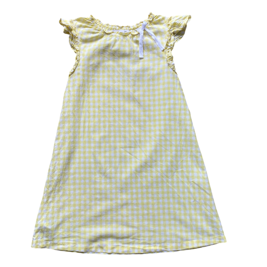 Country Road Yellow Gigham Dress Size 8