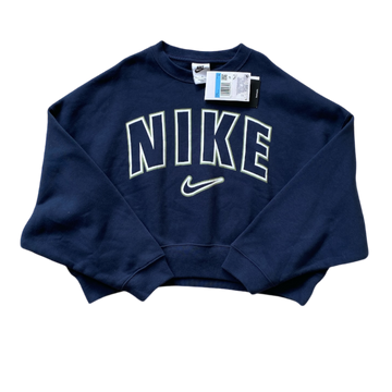 Nike Kids Navy Cropped Jumper NWTs Size M