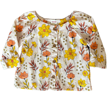 Seed flowered shirt - Size 3