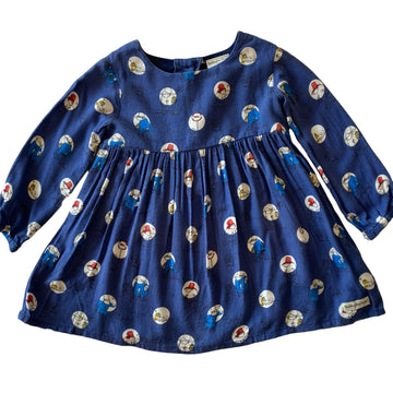 Paddington Bear Blue bears pattern - Size 2