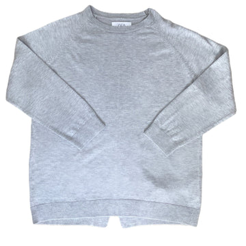 Zara Kids Grey Long Sleeve Knit Top Size 9