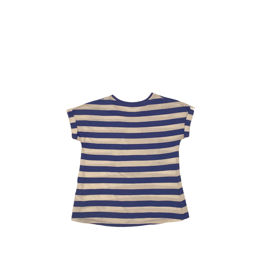 Seed Blue & White Stripe tee - Size 8