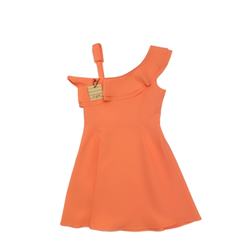 Origami Dress Peach NWT - Size 14